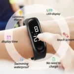 kids Digital LED Waterproof Smart Watch - 1 pcs - Image 2