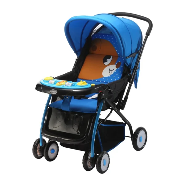 709E Baby Music Stroller - Blue