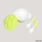 Baby Feeding Spoon Bowl & Fork - Image 2