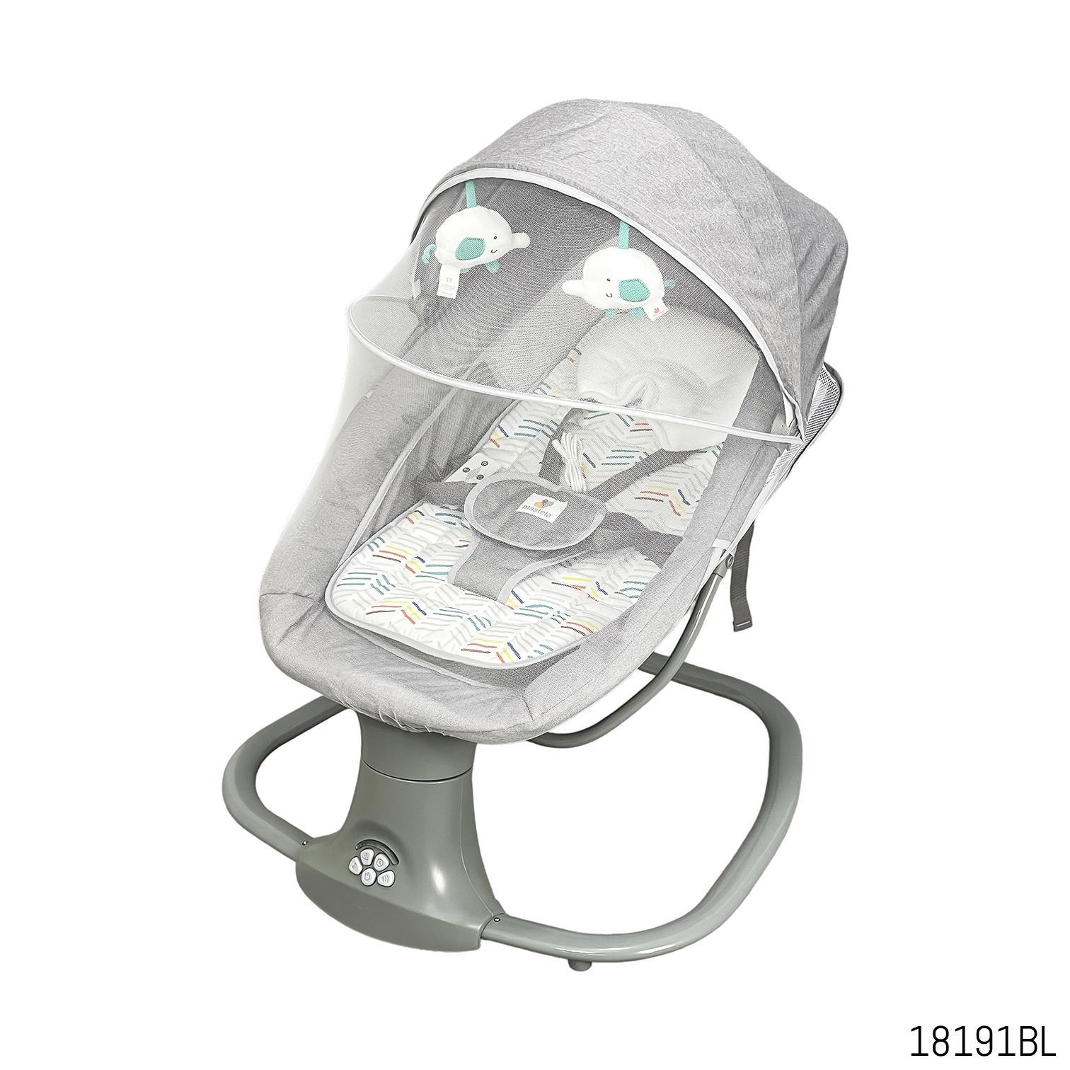 Mastela 3 in 1 Delux Multifunctional Bassinet Auto Swing - Image 1