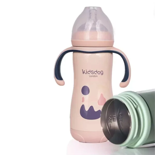 Kidsdog Stainless Steel Thermos Feeder Bottle Vacuum Mug -300 ml