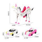 2 in 1 Deformation Car Toys Deformed Unicorn Gift for Baby - Image 3