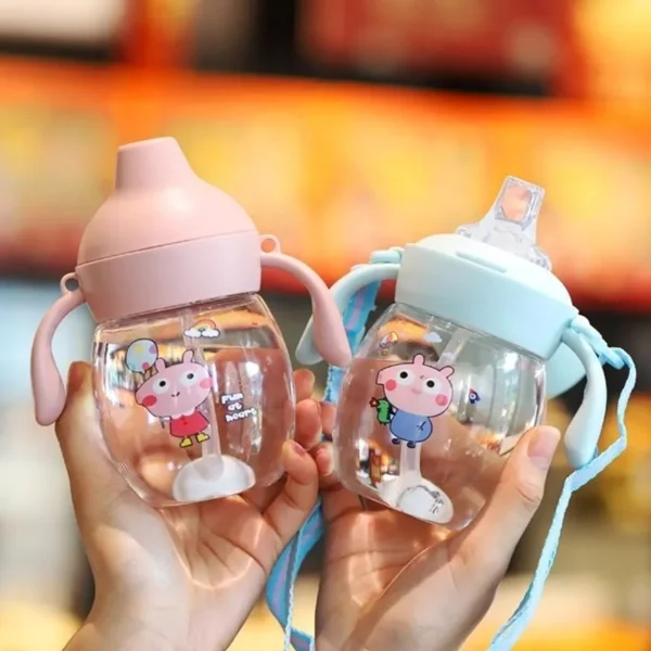 Duck Beak Baby Water Training Straw Cup with Nipple 6m+ 340ml