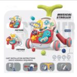 tiibaby 3 In1 Musical Stroller Push Walker , Game Table And Game Board - Image 5