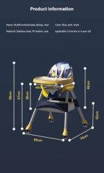 StarAndDaisy Multifunctional Portable 3 in 1 High Chair for Baby - Image 2