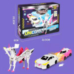2 in 1 Deformation Car Toys Deformed Unicorn Gift for Baby