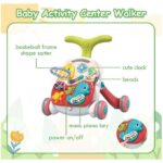 tiibaby 3 In1 Musical Stroller Push Walker , Game Table And Game Board - Image 7