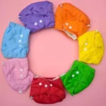 Washable Baby Diaper Colourful With Pad - Image 4