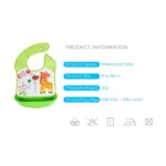 Waterproof Plastic Tray Bib For Baby - Image 3