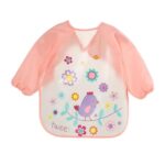 Waterproof Full Sleeve Apron Baby Dining Bibs - Image 3