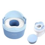 Baby 3 in 1 Toilet Training with Cushion Footstool Multi-Purpose Portable Training Potty