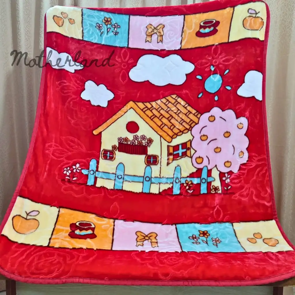 Disney Micky Mouse Double Lear Baby Blanket - Image 1