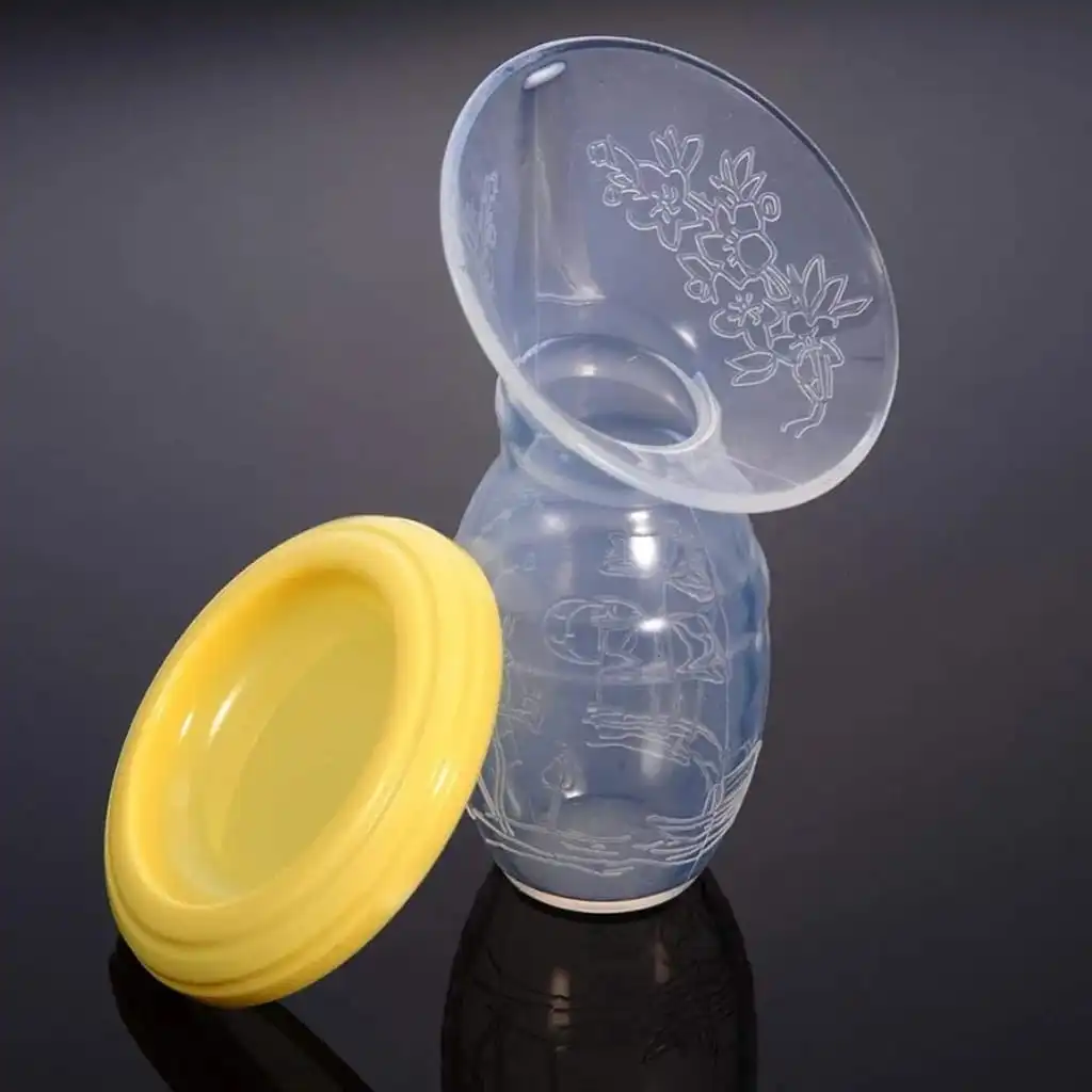 Silicone Manual Breast Pump Efficient Milk Saver - Image 1