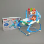 Hu-Baby Multifunctional Baby Rocker Rocking Chair with Wheels Vibrating Music - Image 2
