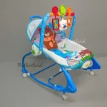 Hu-Baby Multifunctional Baby Rocker Rocking Chair with Wheels Vibrating Music - Image 3