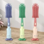 3 in 1 Multipurpose Silicone Feeding Bottle Cleaning Brush