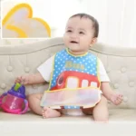 Plastic Waterproof Apron Bib For Baby - Image 2