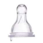 Farlin MomFit Anti-Colic Crystal Clean Slicone Nipple - Standard Neck - 2 PCS Set (Taiwan) - Image 2