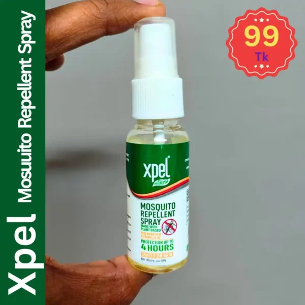 Xpel Natural Mosquito Repellent Spray - 30 ml (Square)