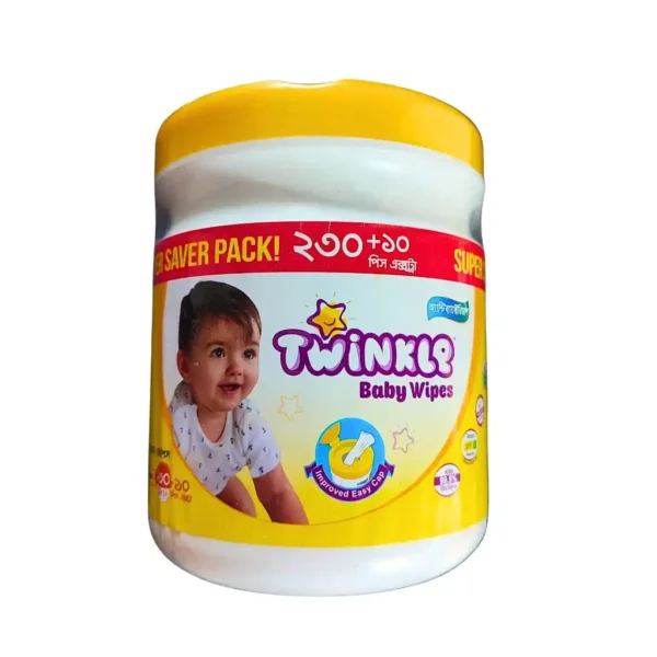 Twinkle Baby wipes Jar (Wet Tissue) - 240 pcs