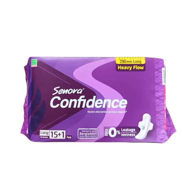 New Senora Confidence Heavy Flow Long Sanitary Napkin 290mm -16 pads