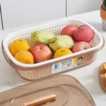 Accessories Storage Box with Lid & Drain Rack Double Layer- China - Image 4