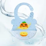 100% Silicon Baby Dinning Tray Bib (China)