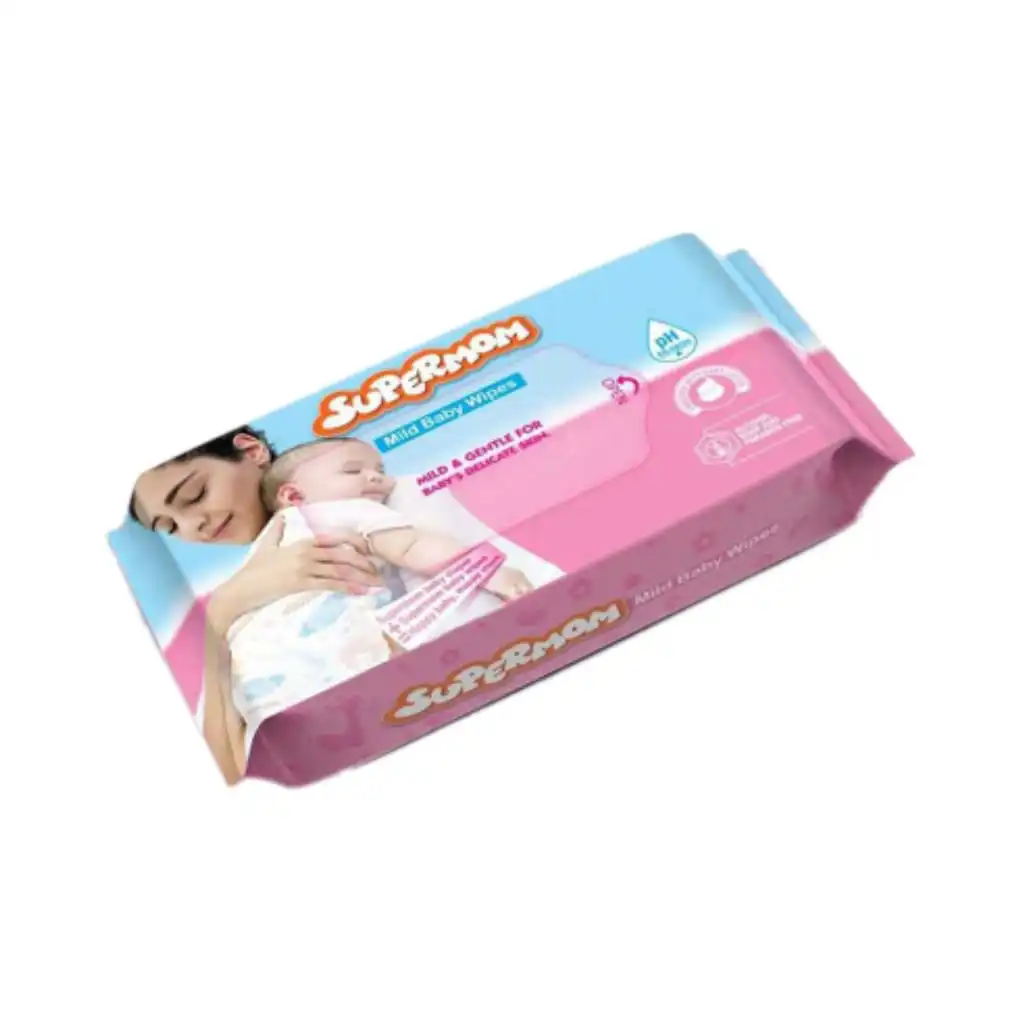 Supermom Mini Mild Baby Wet Wipes - 20 pcs - Image 1