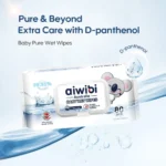 aiwibi Australia 99.91% D-Panthenol Baby Water Wipes - 80 pcs - Image 5