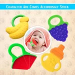 Silicone Baby Teether - 1 pcs - Image 3