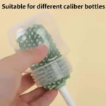 2 in 1 Multipurpose Silicone Feeding Bottle Cleaning Brush - Image 2