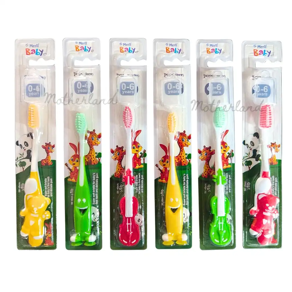 Meril Baby Toothbrush 0-6 Years - 1 pcs - Image 1