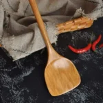 Wooden Kitchen Turner Spoon - 1 pcs - Image 2