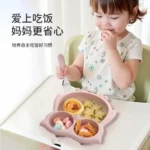 Premium Silicone Owl Motif Feeding Plate Set (Plate, Spoon & Fork) - China - Image 2