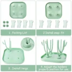 Portable Multi-Functional Baby Bottle Drying Rack - China - Image 5