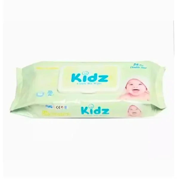 Kidz Ultra Comfort Baby Cotton Wet Wipes - 56pcs
