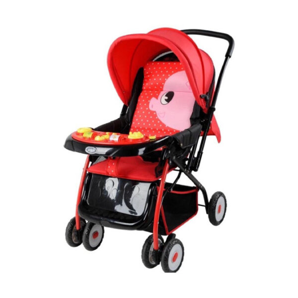 709E Baby Music Stroller - Red
