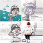 Mastela 3 in 1 Delux Multifunctional Bassinet Auto Swing - Image 2