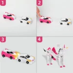 2 in 1 Deformation Car Toys Deformed Unicorn Gift for Baby - Image 2