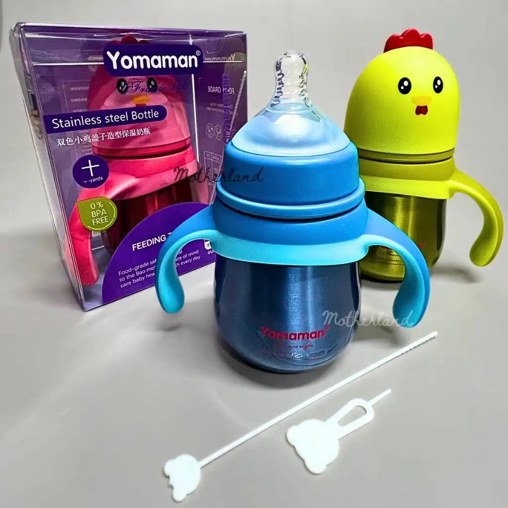 yomaman_Image_2025-08-25_at_12.47.49_PM_3 Yomaman Stainless Steel Feeder Bottle Vacuum Mug -220 ml - Image 1