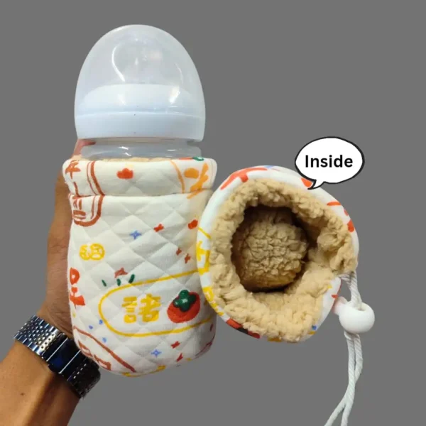Wide Neck Feeder Bottle Insulation Sleeve Bag Wool Cover - China