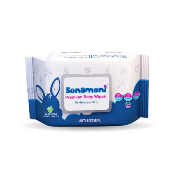 Sonamoni Soft Baby Wet Wipes - 120 pcs