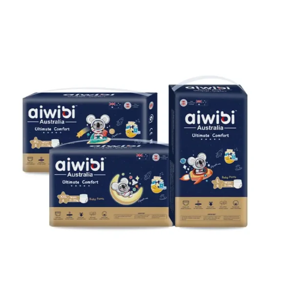 Aiwibi Australia Ultimate Comfort Baby Diapers Pant System Ultra Thin