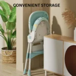 8131B 6-in-1 Rocking High Chair | Feeding, Adjustable Hight & Tray - China - Image 7