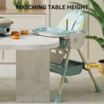 8131B 6-in-1 Rocking High Chair | Feeding, Adjustable Hight & Tray - China - Image 4