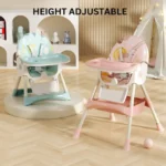 8131B 6-in-1 Rocking High Chair | Feeding, Adjustable Hight & Tray - China - Image 6