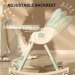 8131B 6-in-1 Rocking High Chair | Feeding, Adjustable Hight & Tray - China - Image 5