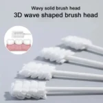 Disposable Baby Oral Cleaner Swabs Tongue Brush - 30pcs - Image 3