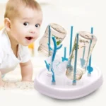 Portable Multi-Functional Baby Bottle & Feeder Drying Rack - China - Image 2